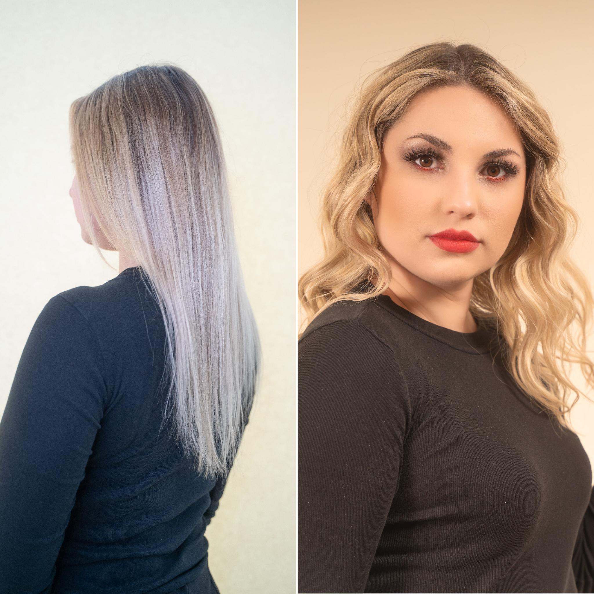 before after, curly girl, hair salon, lasje, pričeska, makeup, frizure 2024