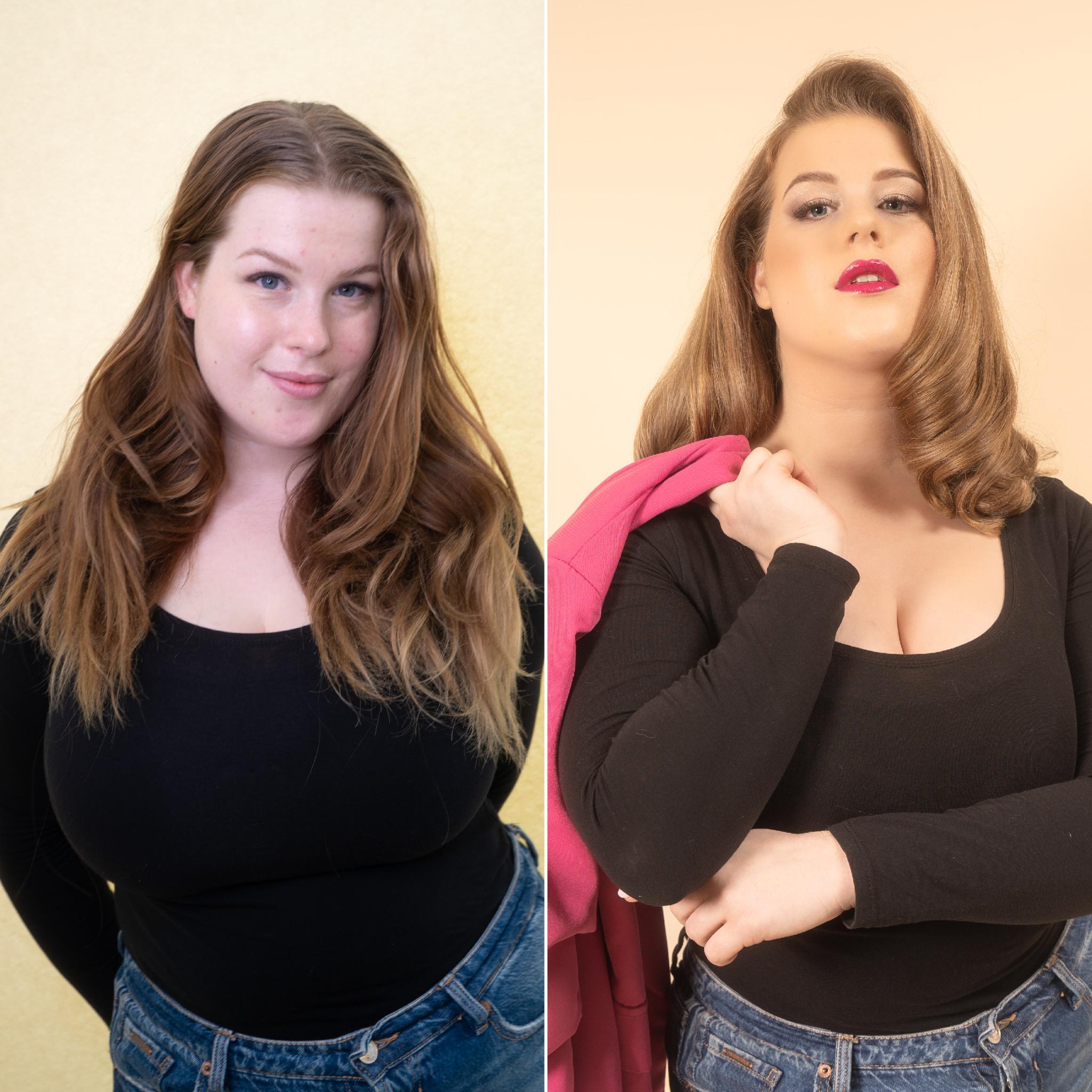 before after, curly girl, hair salon, lasje, pričeska, makeup, frizure 2024